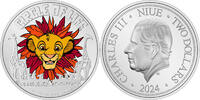 Niue 2$ 1 oz Silver Coin Disney - The Lion King - 30th Anniversary - Circle of Life -