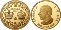 Kanada 200$ 1 oz Gold Coin The Crowns -