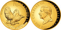 Australien 200$ 2 oz Gold Coin Kookaburra - High Relief -