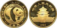 China 25 Yuan 1/4 oz Gold Coin Panda -