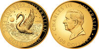 Australien 100$ 1 oz Gold Coin Swan - High Relief -