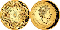 Australien 200$ 2 oz Gold Coin Chinese Myths & Legends - Dragon & Dragon - High Relief -