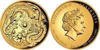 Australien 200$ 2 oz Gold Coin Chinese Myths & Legends - Dragon & Phoenix - High Relief -