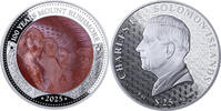 Salomon-Inseln 25$ 5 oz Silver Coin 100 years of Mount Rushmore - Mother Of Pearl -