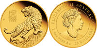 Australien 25$ 1/4 oz Gold Coin Lunar III. - Year of the Tiger -