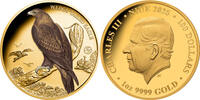 Niue 100$ 2025 1 oz Gold Coin Birds of Australia - Wedge-Tailed Eagle PP 4900,00 EUR  + 10,00 EUR frais d'envoi