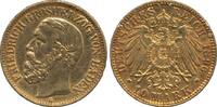 Baden 10 Mark 1896 Gold Coin G Friedrich I.  750,00 EUR  + 10,00 EUR frais d'envoi