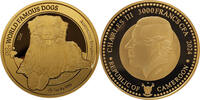 Kamerun 3000 Francs 1 oz Gold Coin World Famous Dogs - Australian Shepherd -