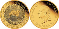 Australien 25$ 2026 1/4 oz Gold Coin Australian Nugget - 40th Anniversar... 1750,00 EUR  + 30,00 EUR frais d'envoi