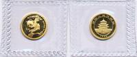 China 5 Yuan 1/20 oz Goldmünze Panda -