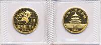 China 5 Yuan 1/20 oz Goldmünze Panda -