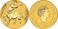 Australien 200$ 2 oz Gold Coin Lunar Series III. - Year of the Ox -