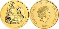 Niue 250$ 1 oz Gold Coin Disney - Lady and the Tramp -