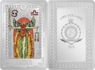 Niue 2$ 1 oz Silver Coin Tarot Cards - Justice -