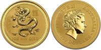 Australien 100$ 2000 1 oz Gold Coin Lunar Series I. - Year of the Dragon ST 4350,00 EUR  + 10,00 EUR frais d'envoi