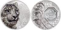 Mongolei 2000 Togrog 3 oz Silver Coin Mongolia - Snow Leopard -