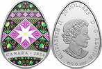 Kanada 20$ 1 oz Silver Coin Pysanka Egg Shape -