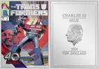 Niue 10$ 5 oz Silver Coin Transformers - 40th Anniversary -