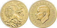 Gro&szlig;britannien 100&pound; 2026 1 oz Gold Coin The Lion and the Eagle ST 5500,00 EUR  + 40,00 EUR frais d'envoi