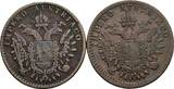 Kaisertum Österreich Lot 2 Stück 3 Centesimi 1852 M, V Franz Joseph I. 1848-1916 TTB
