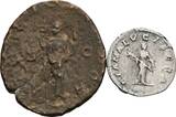 ROM, Kaiserzeit Lot Denar, Bronze Julia Domna 217, Frau des Septimius Severus / Maximinus s / TTB-