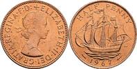 Großbritannien Half Penny Queen Elizabeth II. -