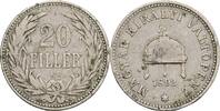 Kaisertum Österreich 20 Filler Franz Joseph I. 1848-1916 -