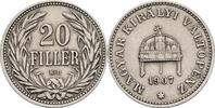 Kaisertum Österreich 20 Filler Franz Joseph I. 1848-1916 -