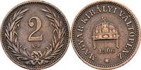 Österreich, Kaiser Franz Joseph I. 2 Filler -