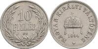 Kaisertum Österreich 10 Filler Franz Joseph I. 1848-1916 -