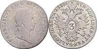 Kaisertum Österreich 3 Kreuzer Franz II. (I.) 1792-1835 -
