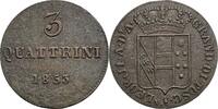 Italien, Toskana 3 Quattrini Leopold II. von Habsburg-Lothringen 1824-1859 -