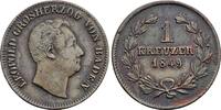Baden 1 Kreuzer Leopold 1830-1852 -