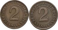 Deutsches Reich 2 Rentenpfennig -