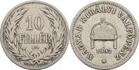 Kaisertum Österreich 10 Filler Kaiser Franz Joseph I. 1848-1916 -