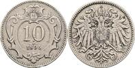Kaisertum Österreich 10 Heller Kaiser Franz Joseph I. 1848-1916 -