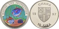 Ghana 10 Sika Marine Life Protection/Zwei Korallenfische -