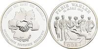 Deutschland Silbermedaille Wendepunkte deutscher Geschichte - Freie Wahlen in der DDR 18. März 1990 -