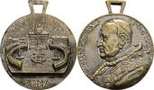 Vatikan, Papst Johannes XXIII. Bronzemedaille mit Originalöse Basilica St. Petri Roma -