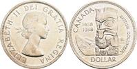 Kanada 1 Dollar Kanada, Elisabeth II. 1952-2022, 1 Dollar 1958 -