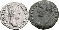 ROM Lot 2 Stk., Denar, Follis Commodus 180-192, Licinius I. 308-324 -