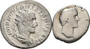 ROM Lot 2 Stk. Antoninian, Denar Philippus I. Arabs 244-249, unbestimmt -
