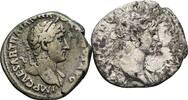 ROM, Kaiserzeit Lot 2 Stück Denare Hadrianus 117-138, Domitianus 81-96 -
