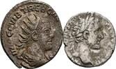 ROM, Kaiserzeit Lot Antoninian, Denar Trebonianus Gallus (251-253), Antoninus Pius (138-161) -