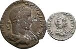 ROM, Kaiserzeit Lot Denar, Bronze Julia Domna 217, Frau des Septimius Severus / Maximinus -