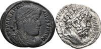 ROM, Kaiserzeit Lot Denar, Kleinbronze Septimius Severus 193-211 / Valentinianus I. 364-375 -