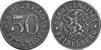 Deutschland, Heidelberg 50 Pfennig ohne Jahr Notgeld SUP