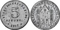 Deutschland, Aschaffenburg 5 Pfennig 1917 Notgeld TTB