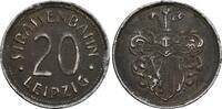 Deutschland, Leipzig 20 Pfennig ohne Jahr Straßenbahn / Notgeld TTB