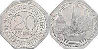 Deutschland, Nürnberg-Fürth 20 Pfennig Straßenbahnmarke / Schöner Brunnen -
